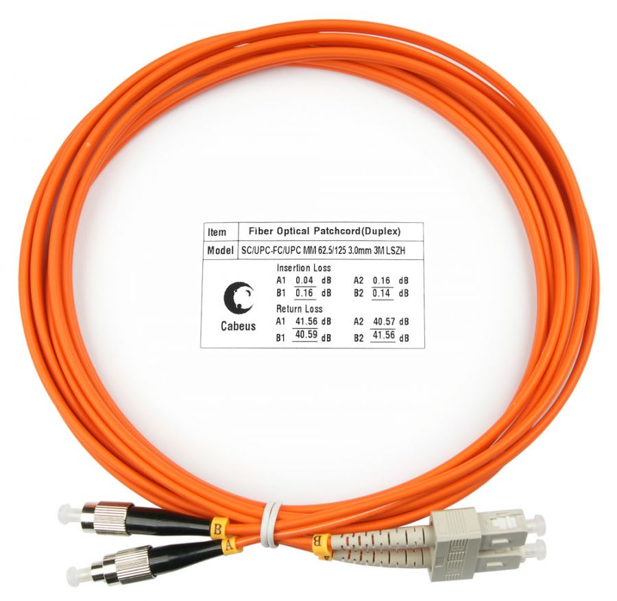CABEUS FOP-62-SC-FC-3M ШНУР ОПТИЧЕСКИЙ 7620c