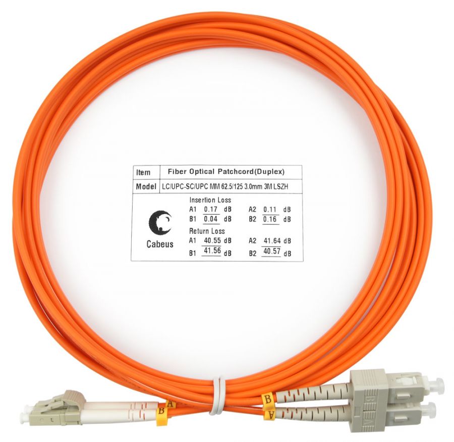 CABEUS FOP-62-LC-SC-3M ШНУР ОПТИЧЕСКИЙ 7610c