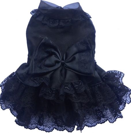 Платье "Черное кружево"(XS, L, XL)