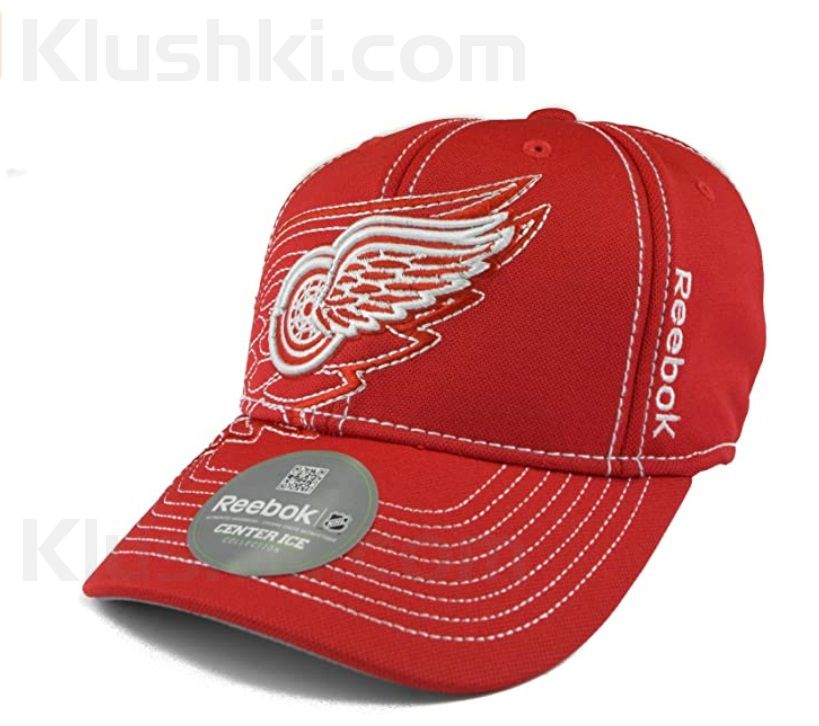 Кепка Reebok Detroit Red Wings Red Draft Cap