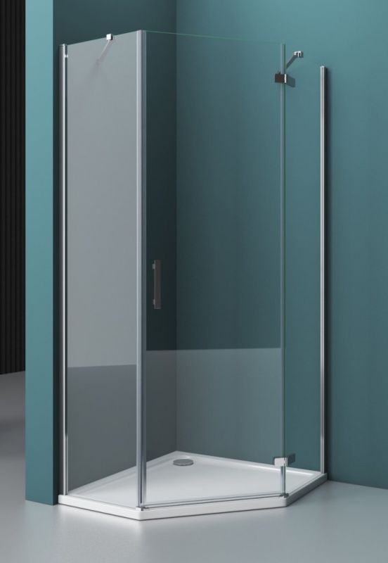 Душевой уголок BelBagno KRAFT-P-1-80-C-Cr-R 80x80