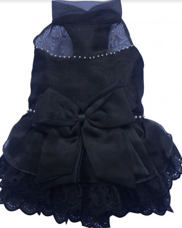 Платье "Карвмелька "черное(XS, S, L, XL)