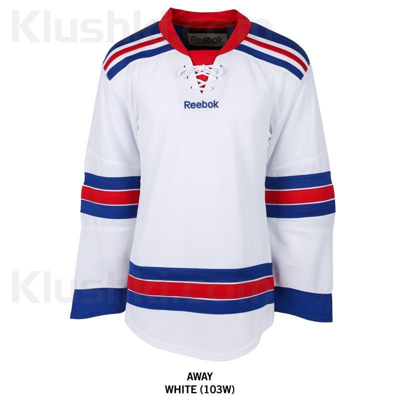 Майка (джерси) детская New York Rangers Reebok Edge Uncrested Junior Hockey Jersey (YTH)