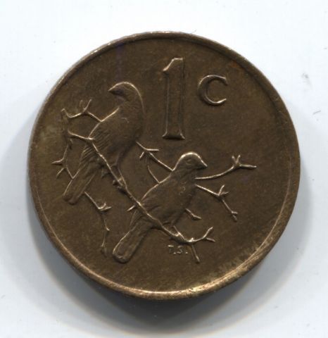 1 цент 1983 ЮАР