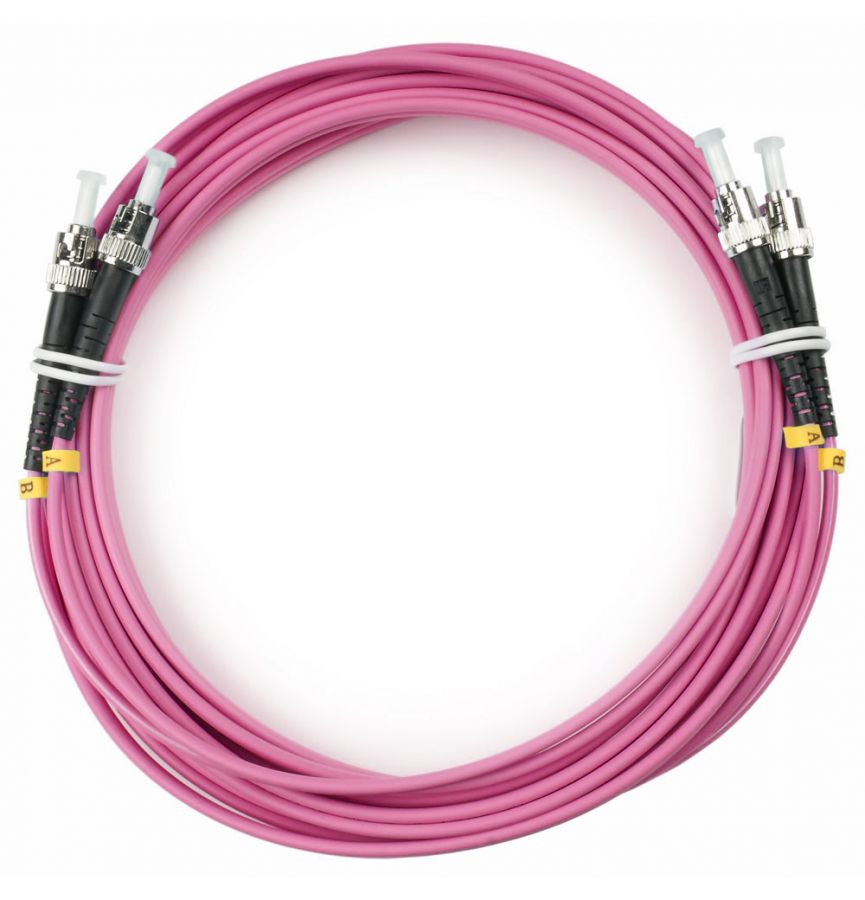 CABEUS FOP-50-OM4-ST-ST-10M ШНУР ОПТИЧЕСКИЙ DUPLEX 9096c