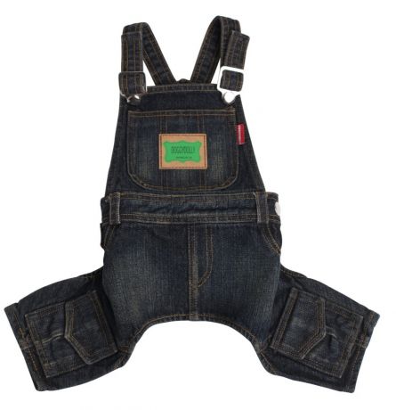 Летний  джинсовый комбинезон" Doggy dolly" черный(XS,)