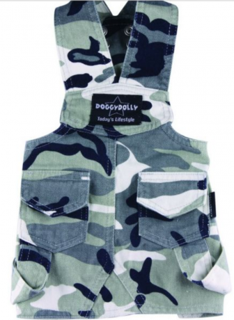Летний джинсовый сарафан  "Светлый камуфляж"(S, M, L, XL)