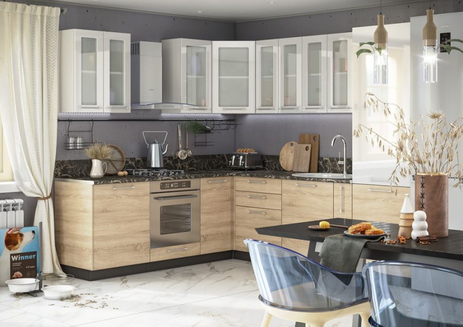 Кухонный гарнитур Олива глянец (Интерьер-Центр)