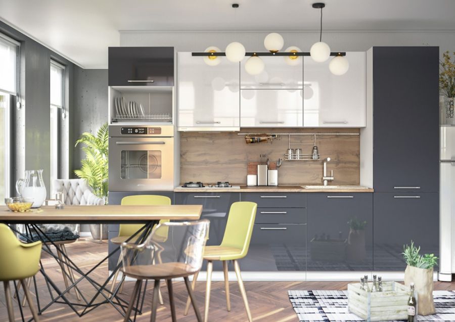 Кухонный гарнитур Олива глянец (Интерьер-Центр)