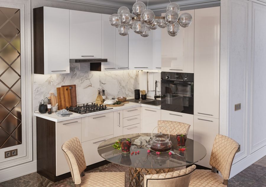 Кухонный гарнитур Олива глянец (Интерьер-Центр)