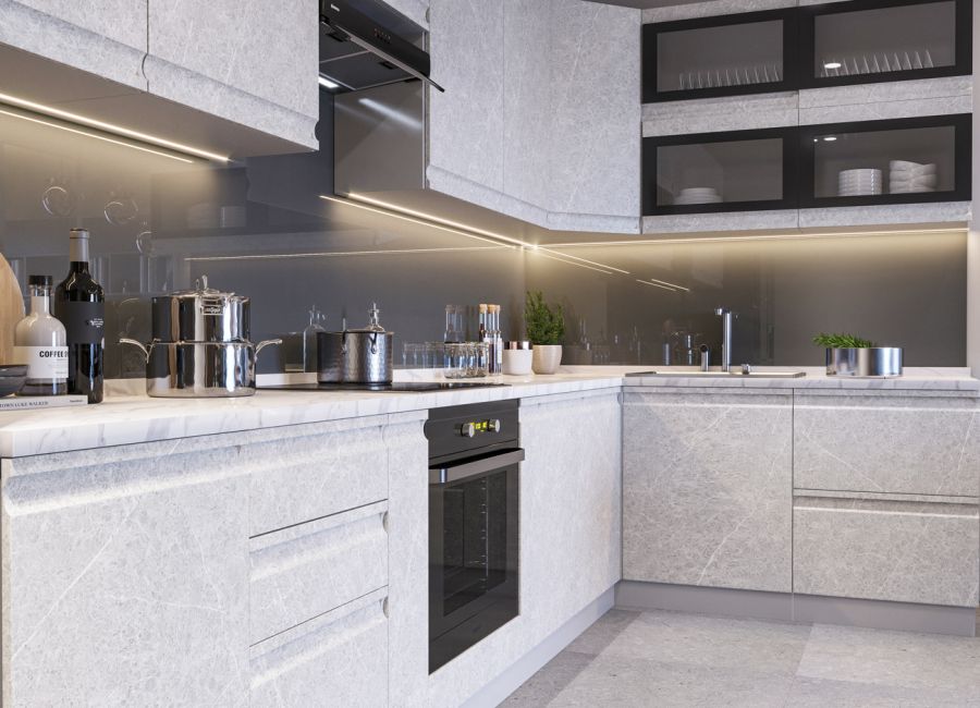 Кухня Скала (Гранит маус)