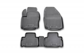 Коврики в салон FORD S-MAX, 2006->, (FN), 4 шт. (полиуретан)