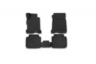 Коврики 3D в салон HONDA Accord, 2013->, 4 шт. (полиуретан)