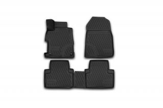 Коврики 3D в салон HONDA Civic 4D, 01/2012->, сед., 4 шт. (полиуретан)