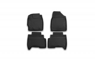 Коврики 3D в салон LIFAN X50, 06/2015->, кросс., 4 шт. (полиуретан)