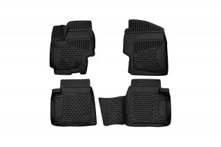 Коврики 3D в салон LIFAN X70, 2018->, кросс., 4 шт. (полиуретан)