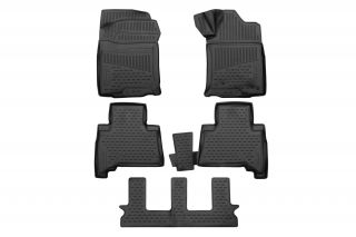 Коврики 3D в салон подходят для TOYOTA Land Cruiser Prado 2009-> П.Р., внед,. 5шт. (полиуретан)