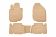Коврики в салон TOYOTA RAV4 01/2006-2010, 4 шт.(полиуретан, бежевые)