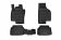 Коврики в салон VW Tiguan 10/2007-2016, 4 шт. (полиуретан, серые)