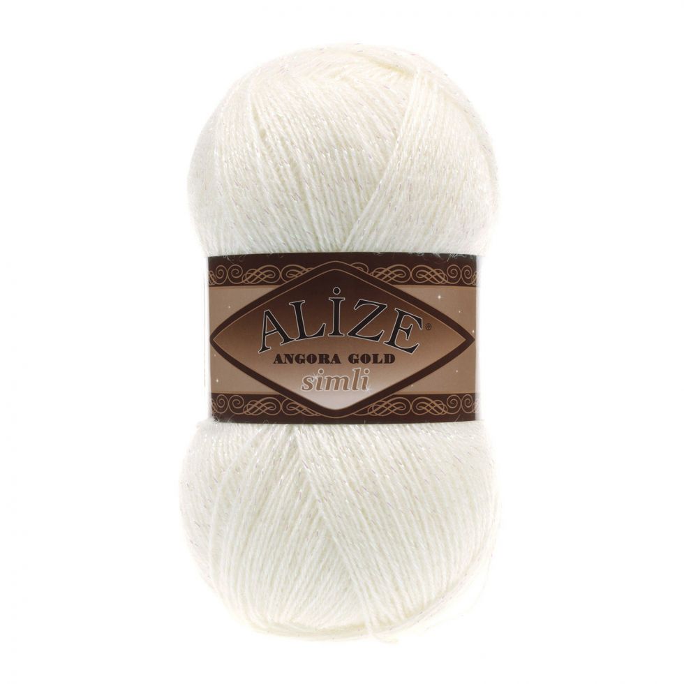 Angora gold simli (Alize) 62-молочный