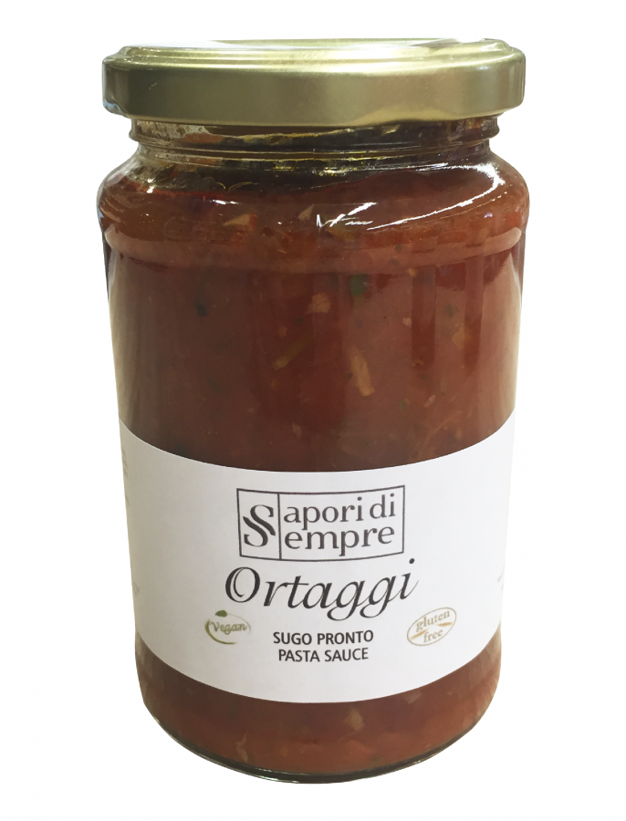 Соус овощной 340 г, Ortaggi sugo pronto Delikatesse 340 gr