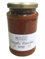 Соус с белыми грибами 340 г , Funghi Porcini sugo pronto Delikatesse 340 gr