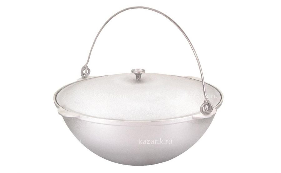 Казан походный Kukmara Алюминиевый с крышкой, 9л