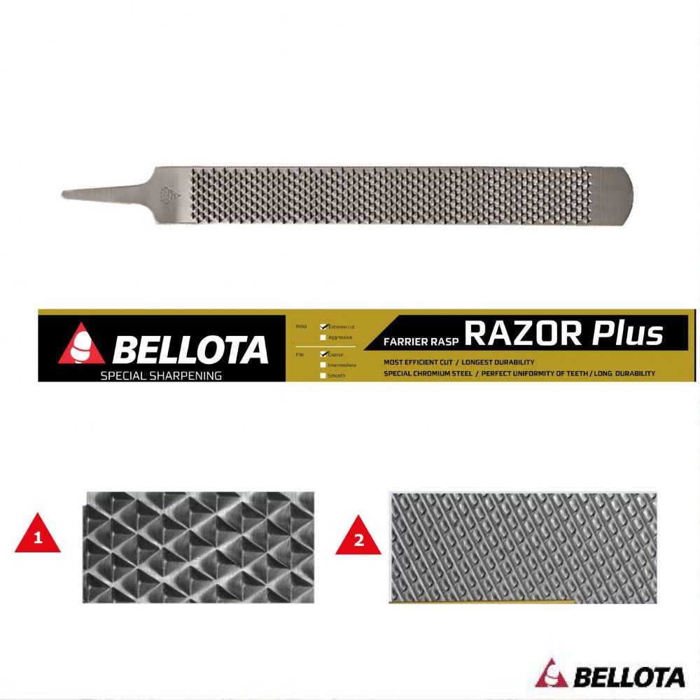 Рашпиль для копыт "Bellota Razor"  Для НЕ подкованных копыт