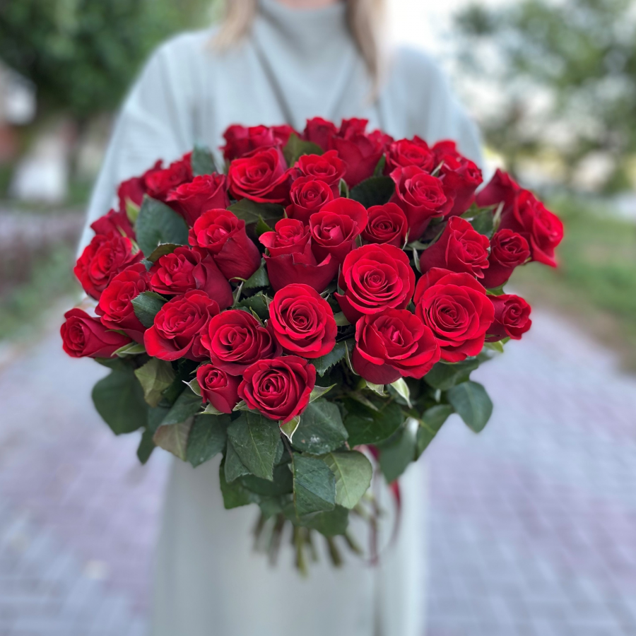 АКЦИЯ! 51 красная роза