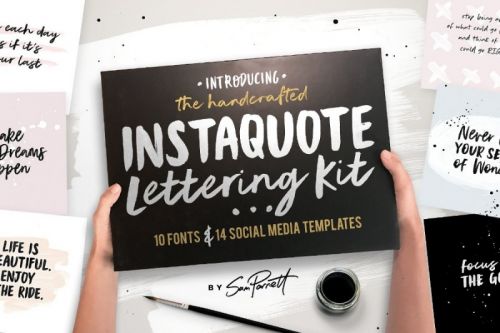 [CreativeMarket] Instaquote Lettering Kit