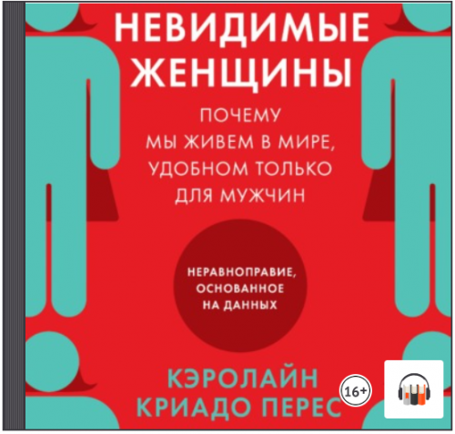 [Аудиокнига] Невидимые женщины. Почему мы живем в мире, удобном только для мужчин. (Кэролайн Криадо Перес)