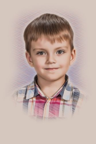 Action 'Стилизация под рисунок'.