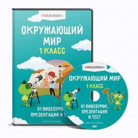 Комплект материалов по окружающему миру для 1 класса (ФГОС), весь уч. год [Videouroki]