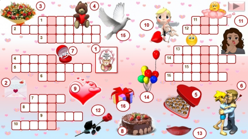 Игры для уроков английского «Valentine's pack» (Helgabel)