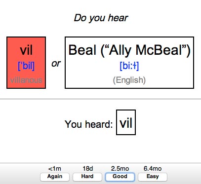 Anki карточки для отработки английского произношения (Gabriel Wyner)