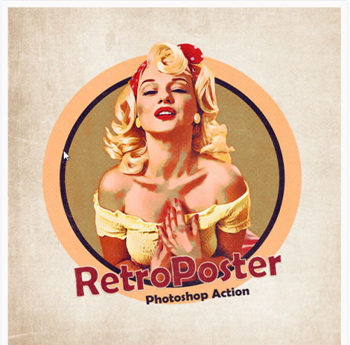 [Graphicriver] RetroPoster - Photoshop Action