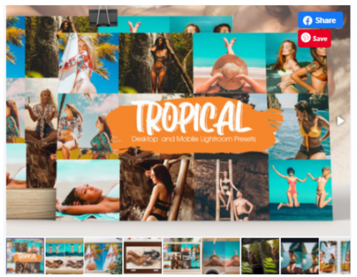 [Creativemarket] Tropical Paradise Lightroom Presets