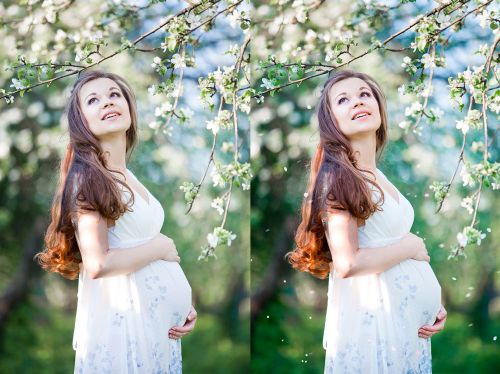 Лепестки цветов фотоналожение / White petals photo overlays (MixPixBox)