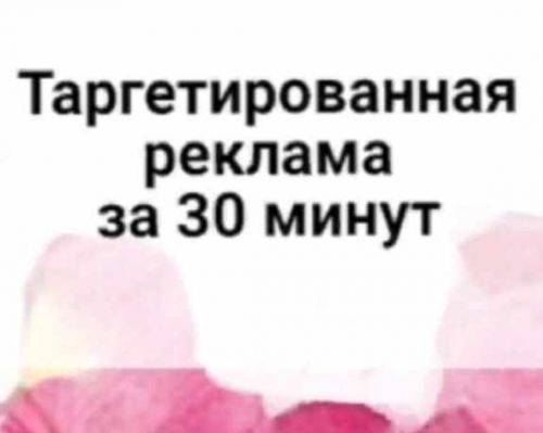 Таргетированная реклама за 30 минут (Анна Круглос)