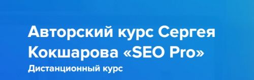 SEO Pro. 2020 (Сергей Кокшаров)