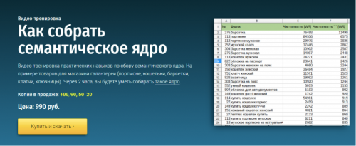 Как собрать семантическое ядро (Андрей Громов)