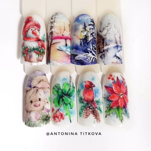 Зимние акварели (Антонина Титкова)