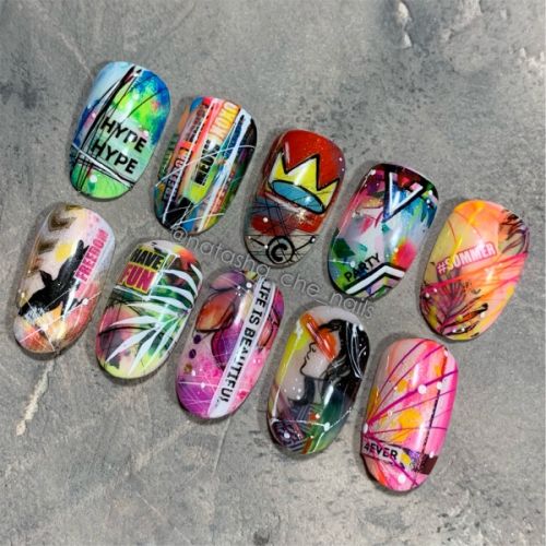 Онлайн мастер-класс 'Nail-коллаж' (Наташа Чечнева)