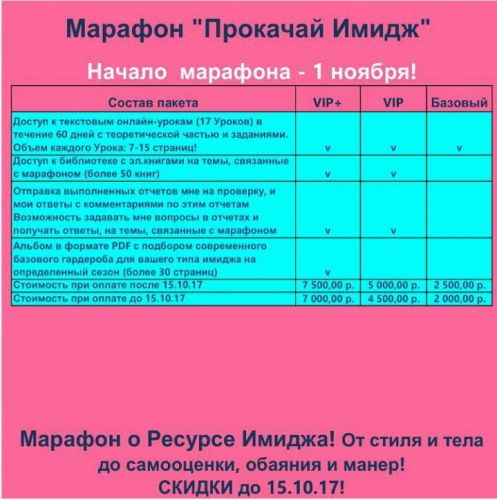 Марафон 'Прокачай имидж' (Romanistka - Натали Романистка)