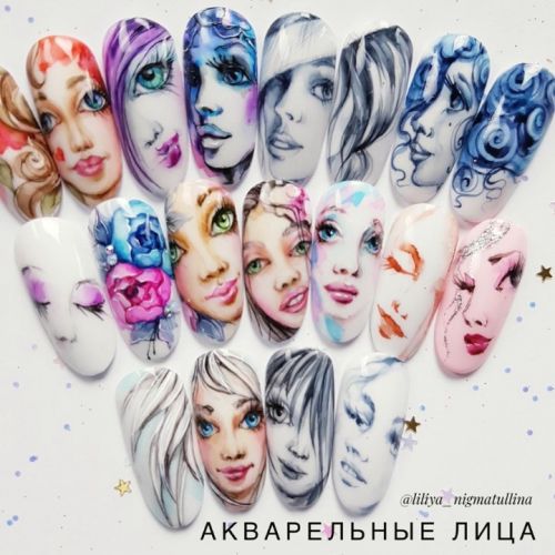 Акварельные лица (Лилия Нигматуллина)