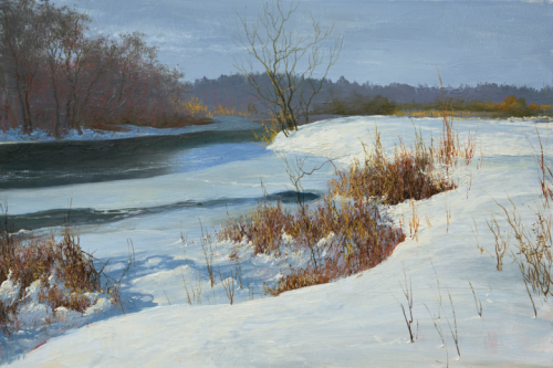 [Школа Юрия Клапоуха] Зимний пейзаж (Юрий Клапоух)