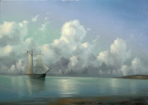 [Школа морского пейзажа] Кучевые облака (Дмитрий Роза)