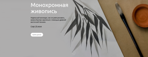 [Пиши Школа Каллиграфии] Монохромная живопись (Николай Воронин)