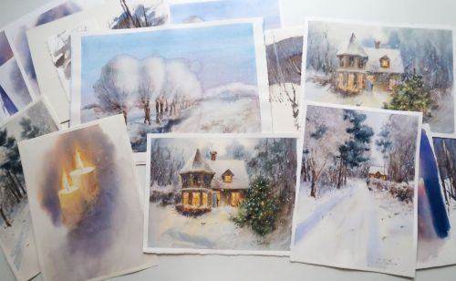 [Onehobby.school] Зимние открытки (Ольга Бабич)