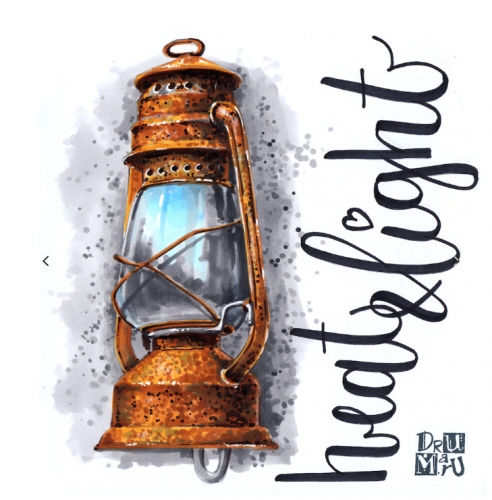 [Lubov Druma Art School] Мини-курс маркерами 'Ржавчина' (Любовь Дрюма)